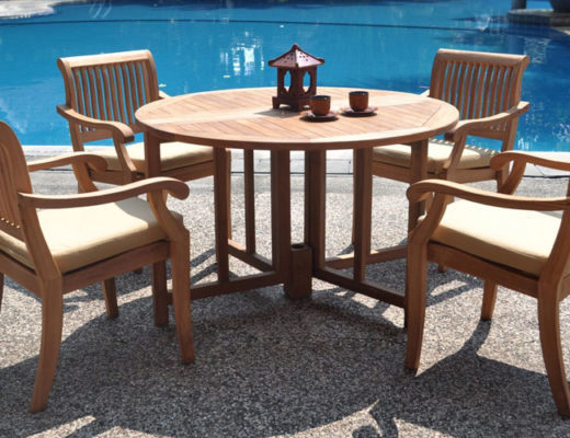 Luxurious-grade-a-teak-dining-set