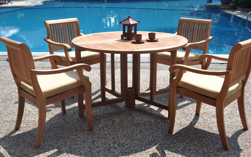 Luxurious-grade-a-teak-dining-set